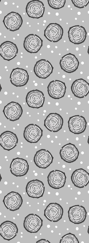 Nordic vinyl carpet in alpine style - TenStickers