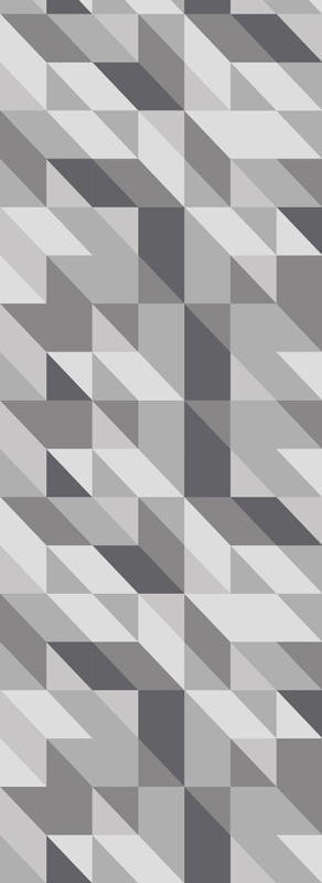 Nordic vinyl carpet light gray geometric squares - TenStickers