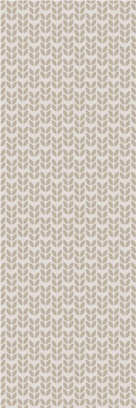 Nordic vinyl carpet with subtle uneven stripes - TenStickers