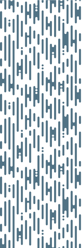 Nordic vinyl carpet in blue irregular japandi pattern - TenStickers