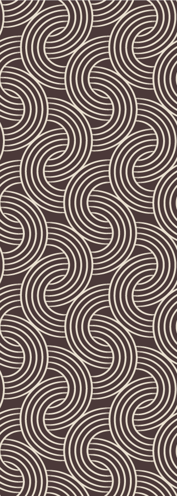 Nordic vinyl carpet scandinavian minimalist brown design - TenStickers