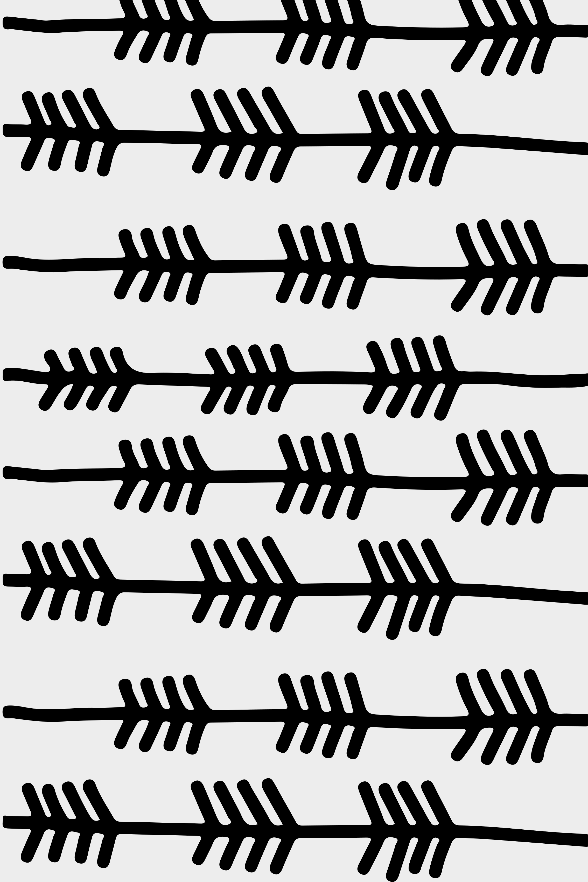 Nordic vinyl carpet with black abstract arrows - TenStickers