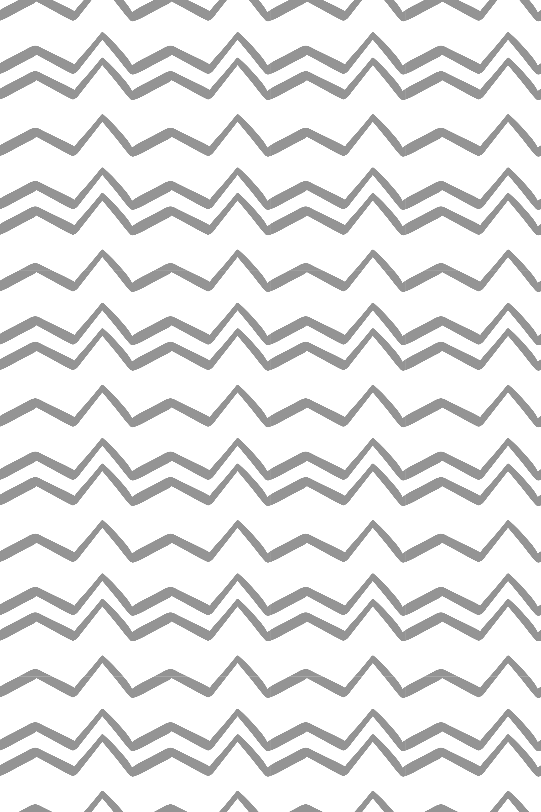 Nordic vinyl carpet with irregular grey zigzag pattern - TenStickers