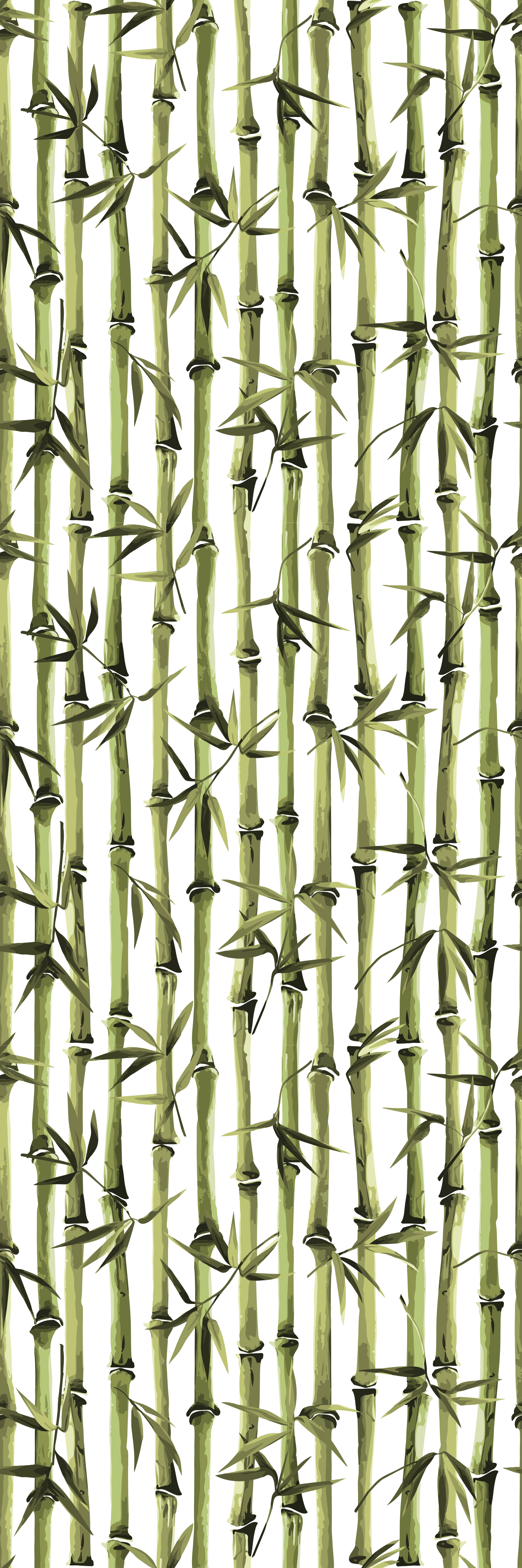 Nature vinyl carpet bamboo branch pattern - TenStickers