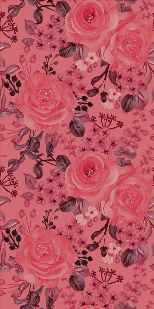 Nature vinyl carpet harmony blooms - TenStickers