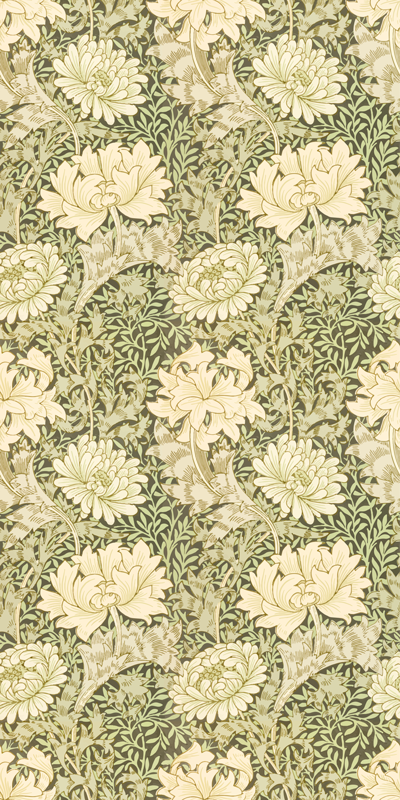 Nature vinyl carpet modern style chrysanthemum - TenStickers