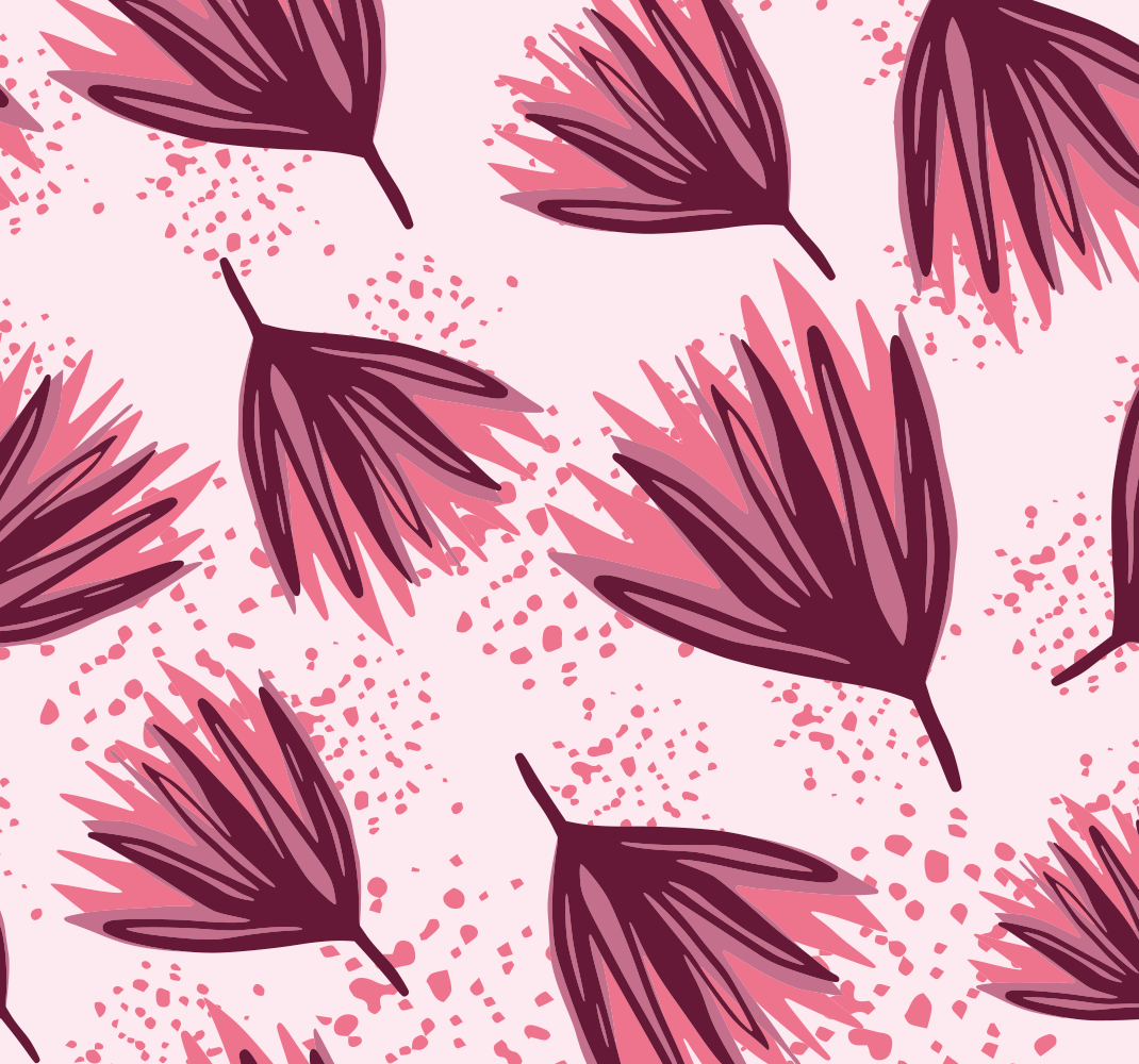 Nature vinyl carpet abstract lotus design - TenStickers