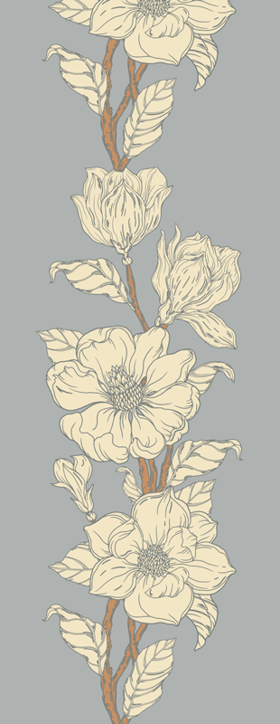 Nature vinyl carpet new nostalgia magnolia style - TenStickers