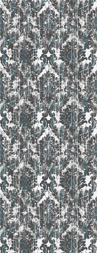Vintage vinyl carpet in old grey tones pattern - TenStickers