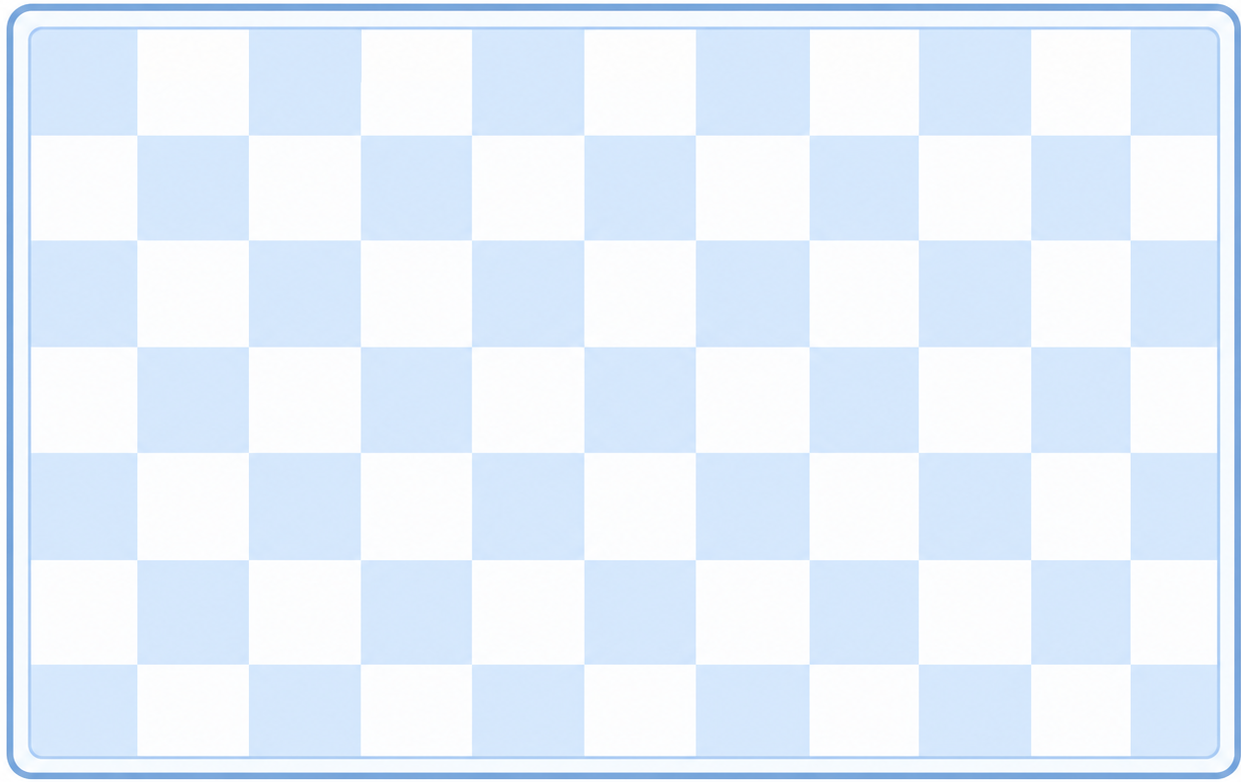 Blue vinyl carpet summer checkerboard - TenStickers