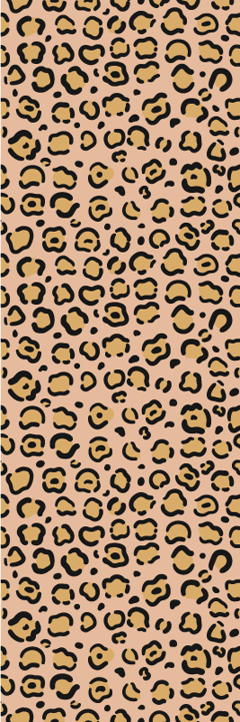 Animal vinyl carpet leopard pastel color print - TenStickers