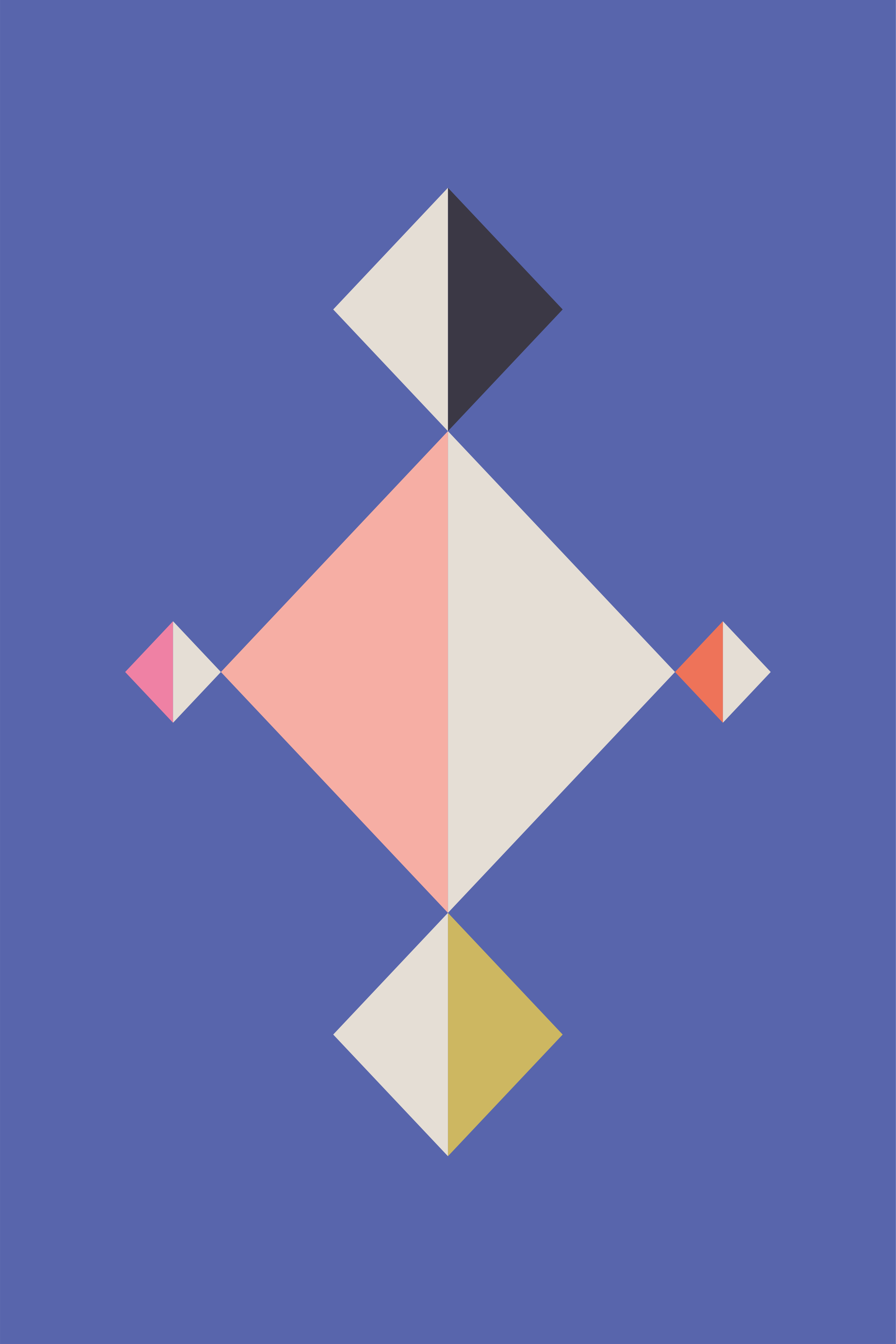 Modern vinyl carpet geometric pattern design - TenStickers