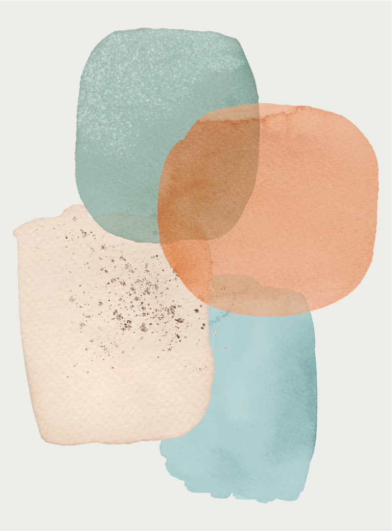 Modern vinyl carpet in earthy minimalist design - TenStickers