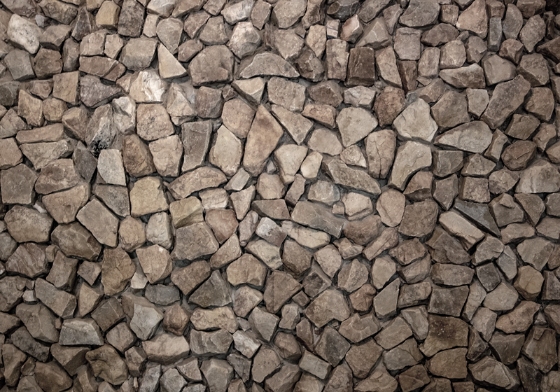 Texture vinyl carpet rustic style 3d stones - TenStickers