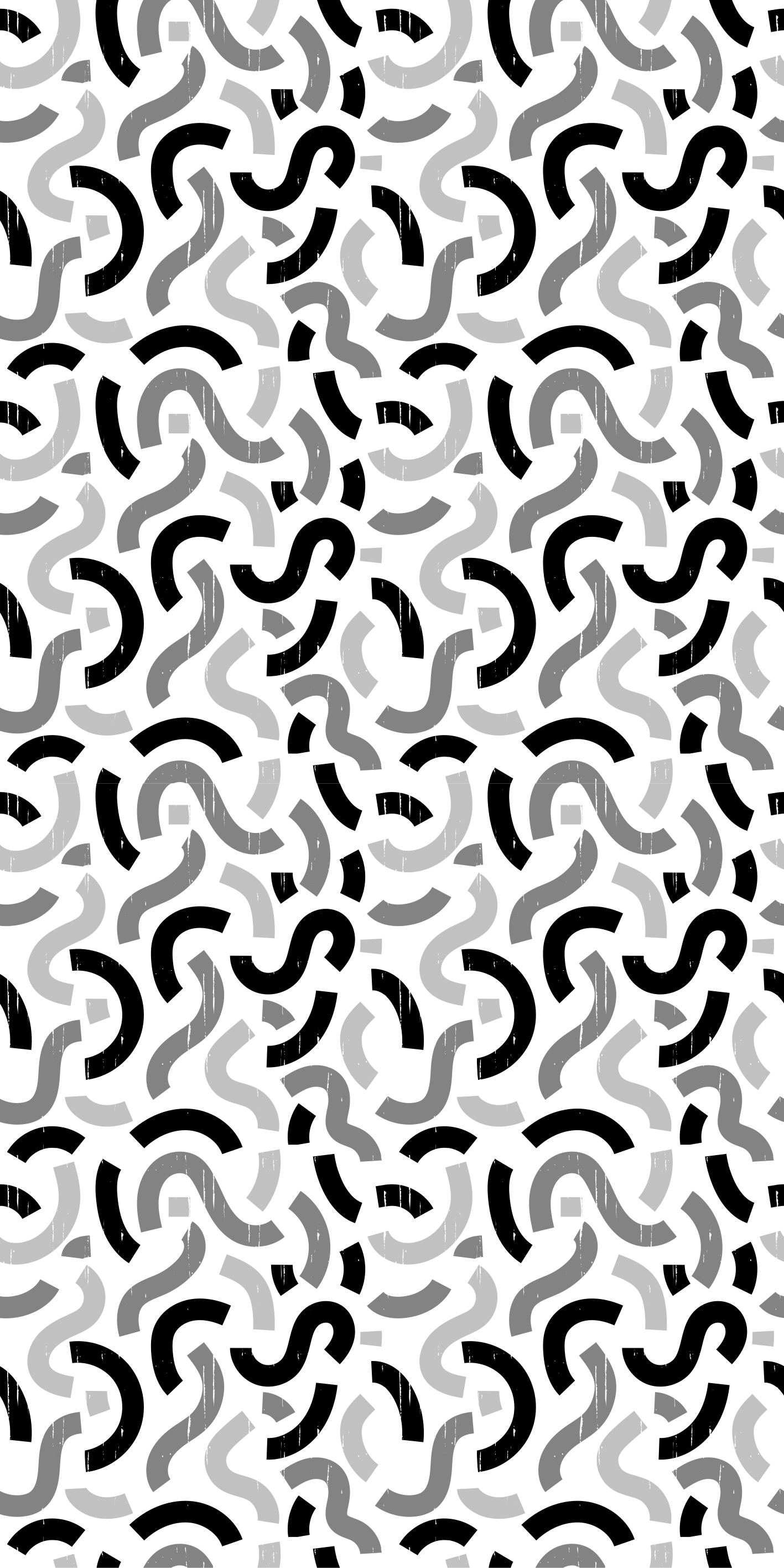 Texture vinyl carpet in black and white shapes - TenStickers