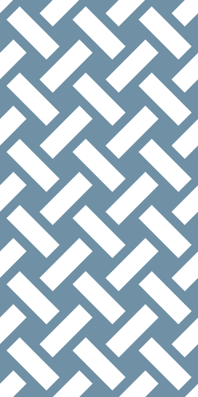 Texture vinyl carpet with geometric blue squares - TenStickers