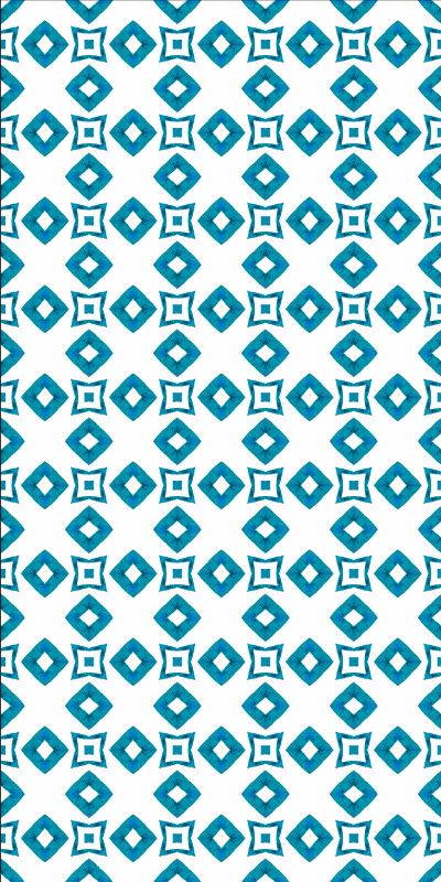 Texture vinyl carpet geometric blue diamond design - TenStickers