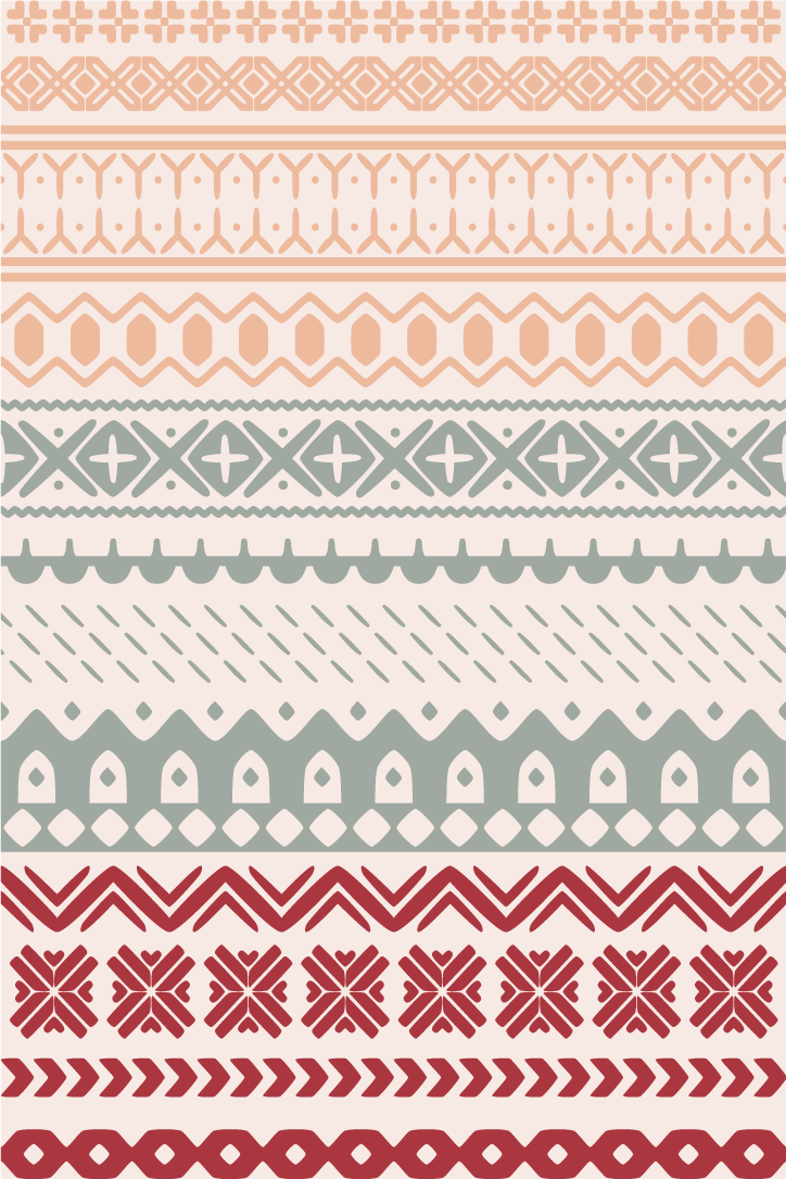Texture vinyl carpet viking vintage pattern - TenStickers