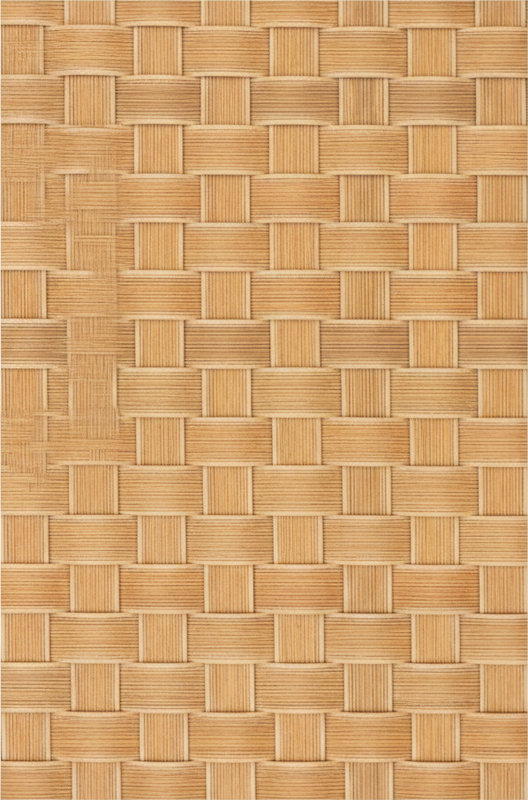 Texture vinyl carpet natural wicker grid design - TenStickers