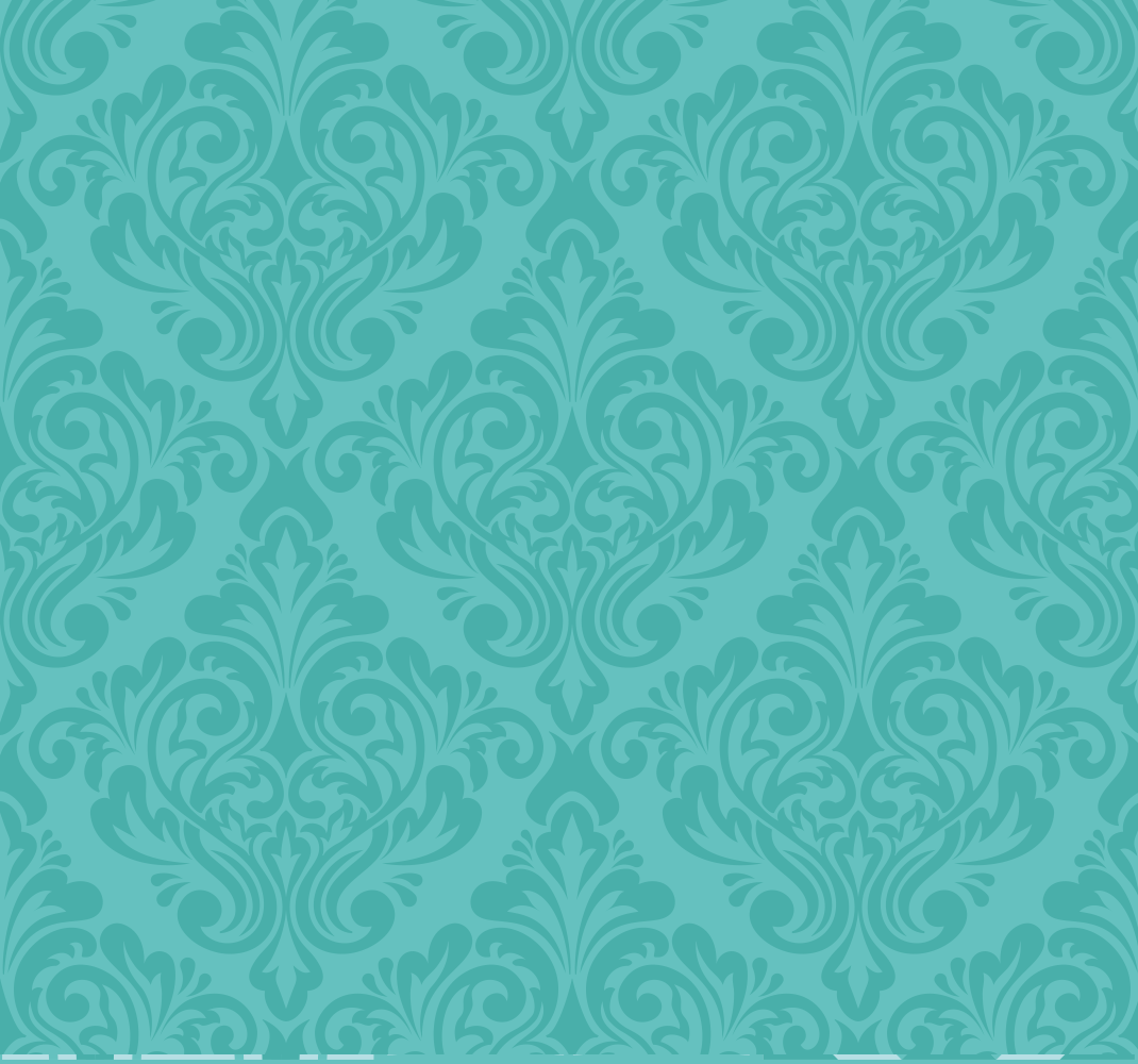 Vintage vinyl carpet in damask design - TenStickers