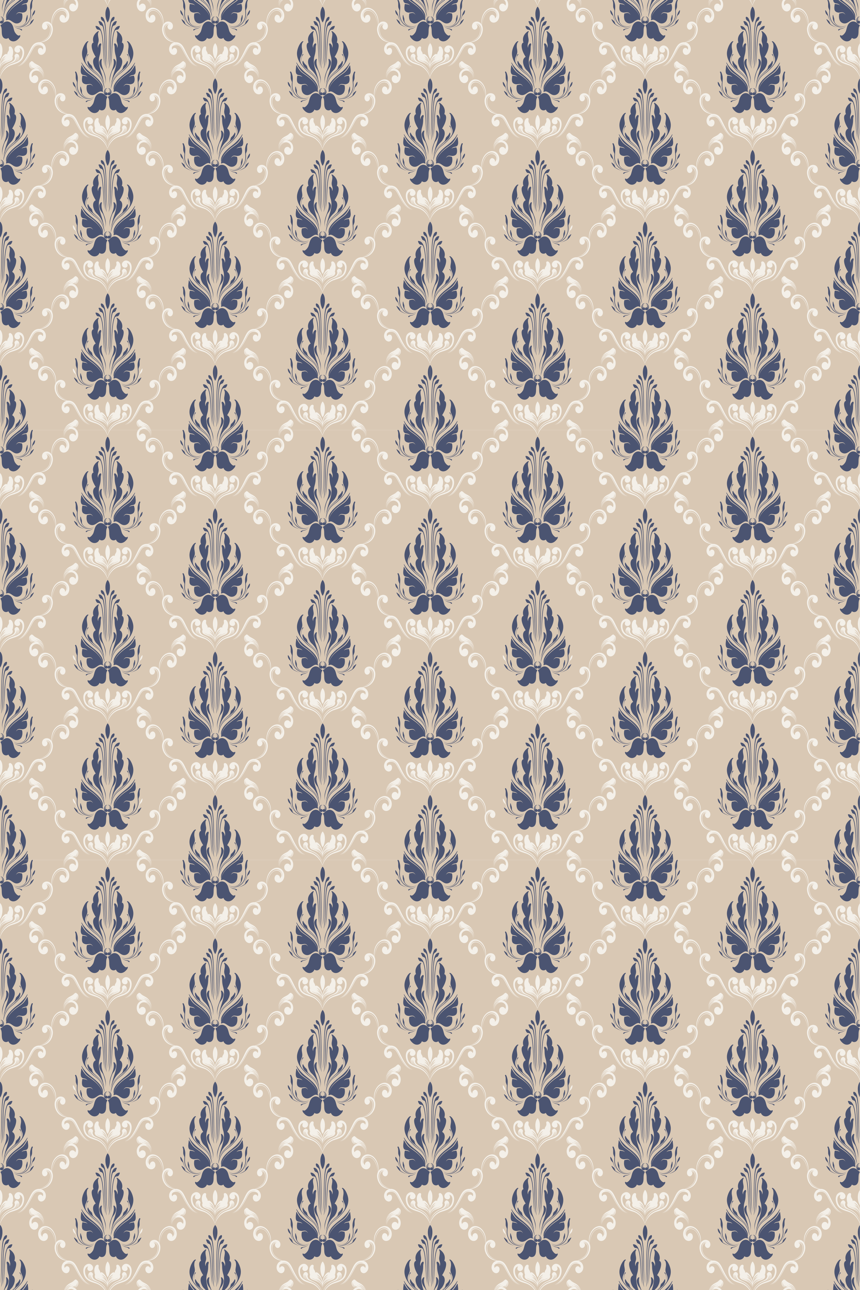 Stencilled vintage vinyl carpet - TenStickers