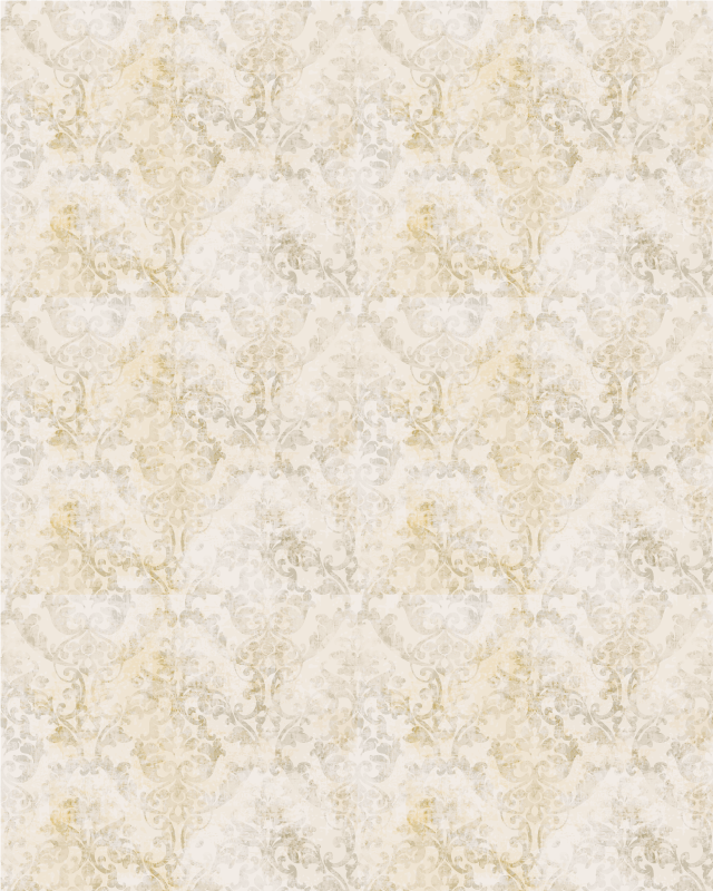 Vintage vinyl carpet with damask vintage pattern - TenStickers