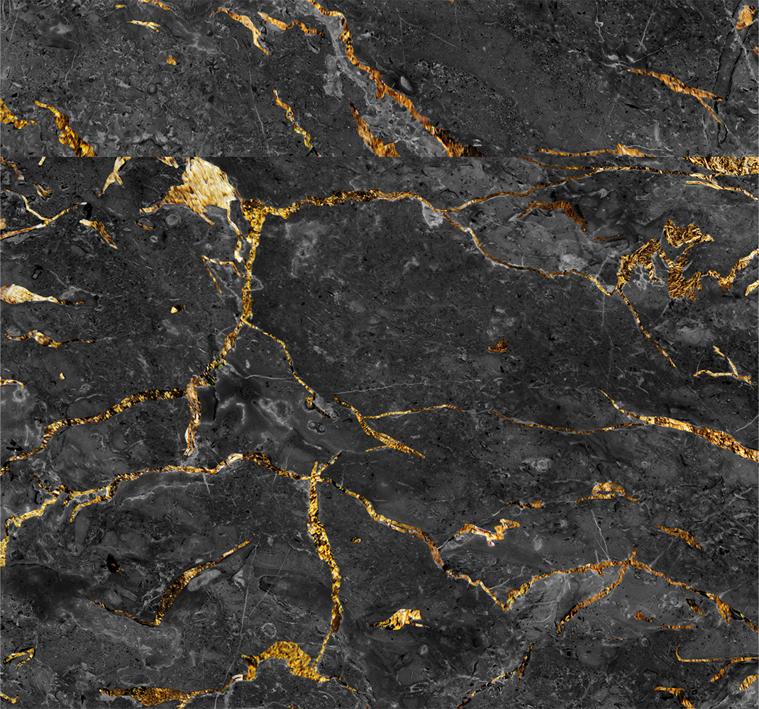 Texture vinyl carpet black gold marble look - TenStickers