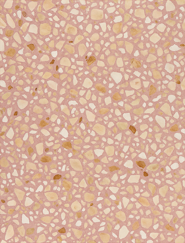 Texture vinyl carpet rose earth terrazzo - TenStickers