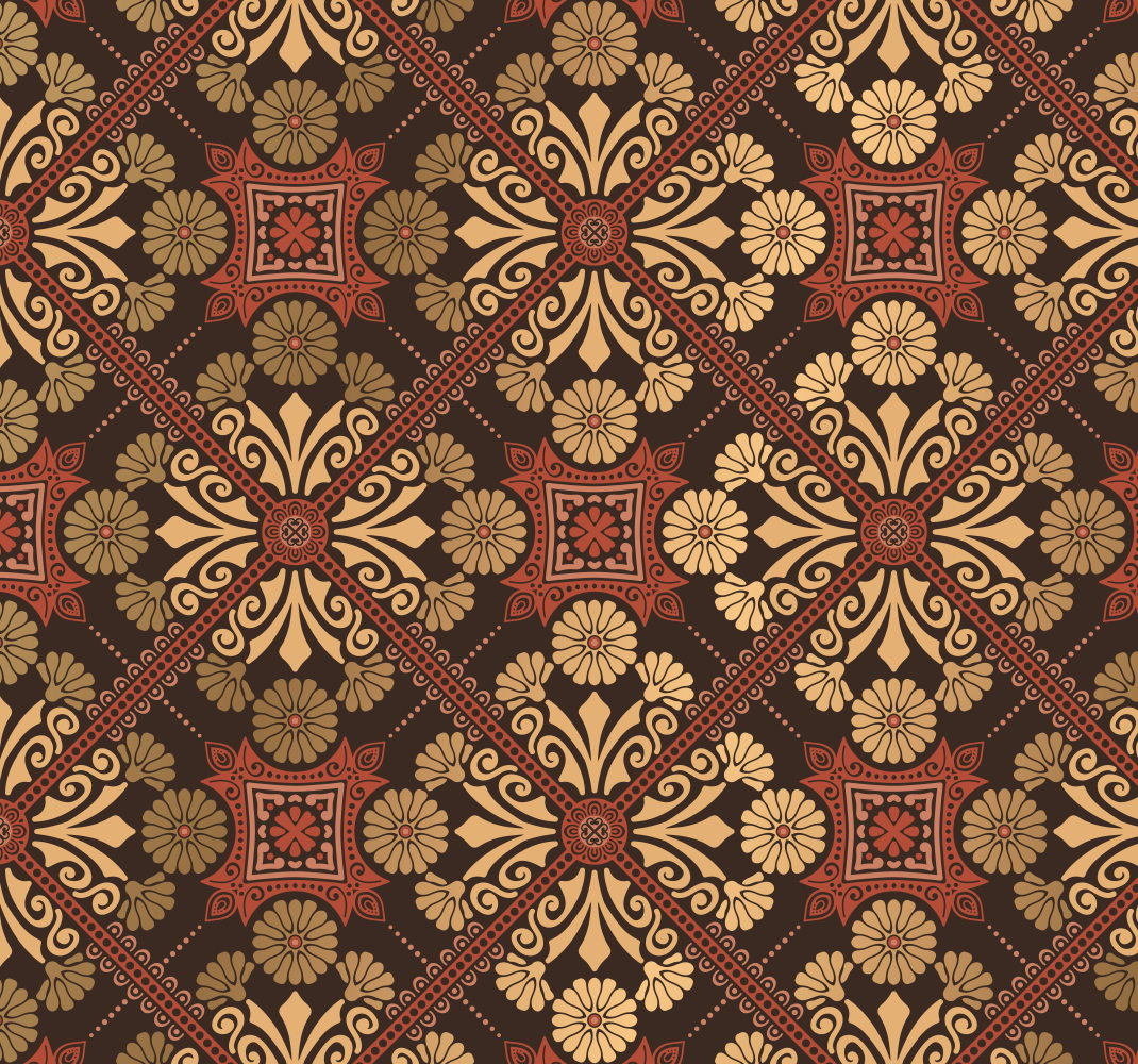 Vintage vinyl carpet vintage wallpaper for bedroom - TenStickers