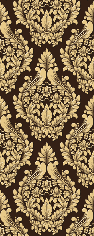 Vintage vinyl carpet in timeless victorian style - TenStickers