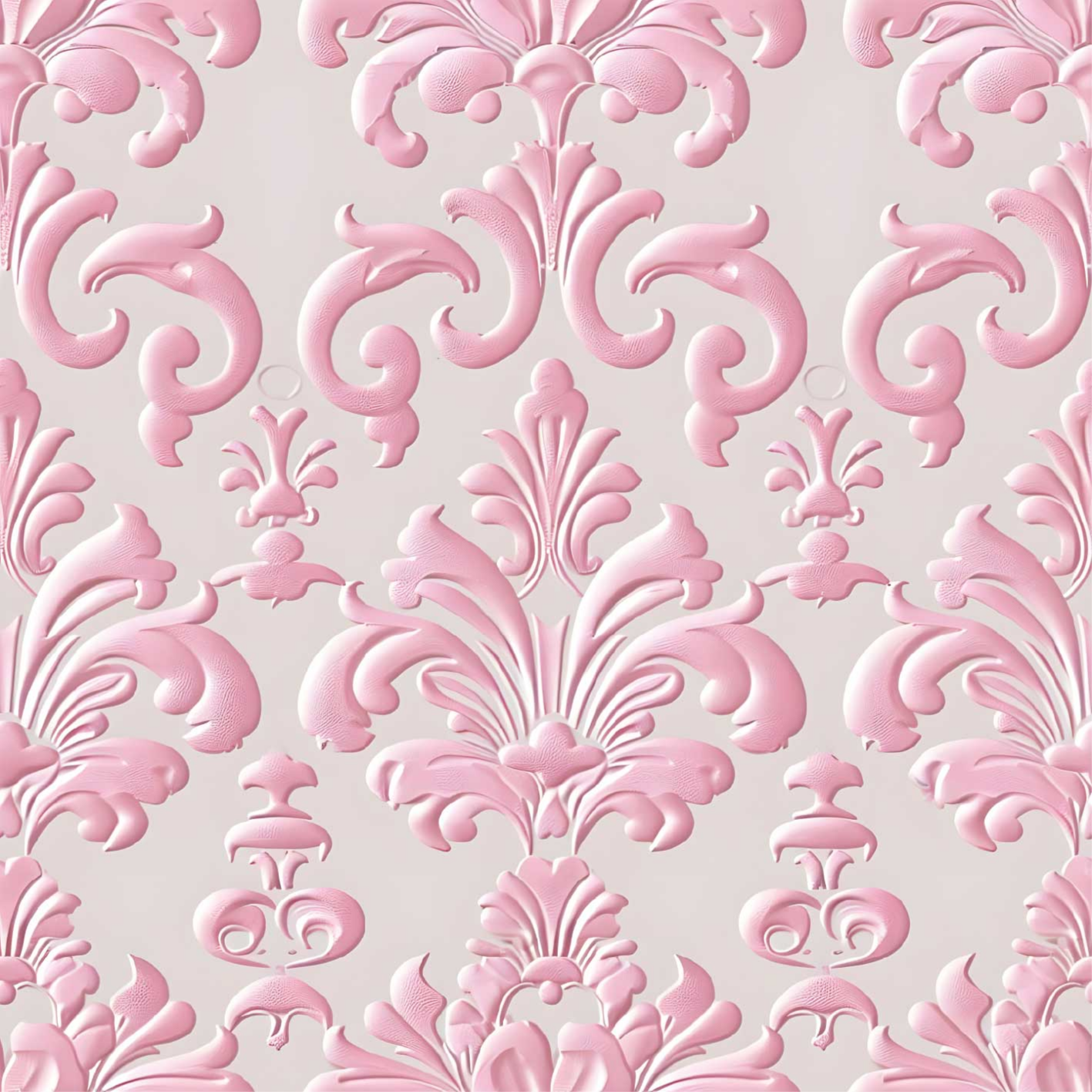 Vintage vinyl carpet with pink pattern - TenStickers