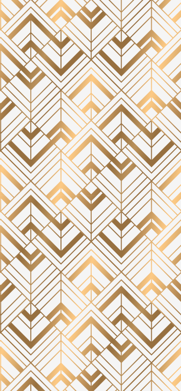 Vintage vinyl carpet with diamond shaped design - TenStickers