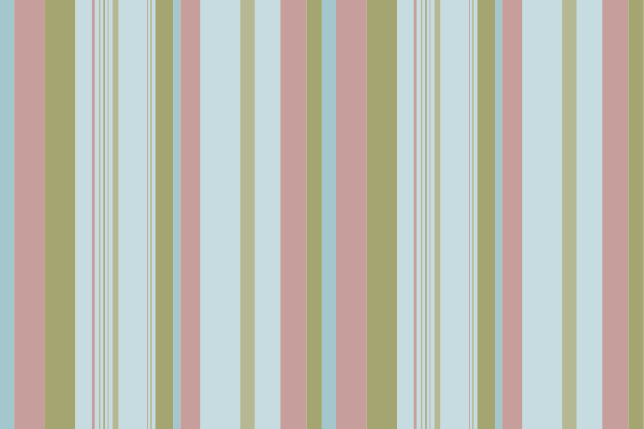 Vintage vinyl carpet in blue and green 80's stripes - TenStickers