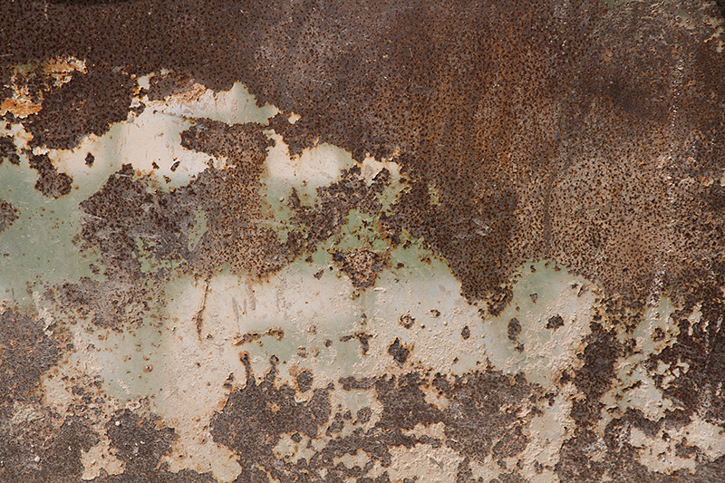 Texture vinyl carpet rusty old metal wall design - TenStickers