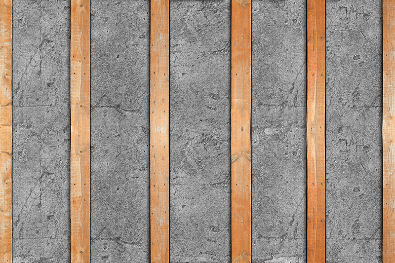 Texture vinyl carpet wooden planks on concrete - TenStickers