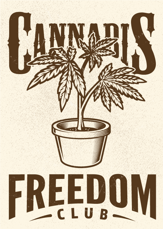 Custom vinyl carpet for cannabis lounge - TenStickers