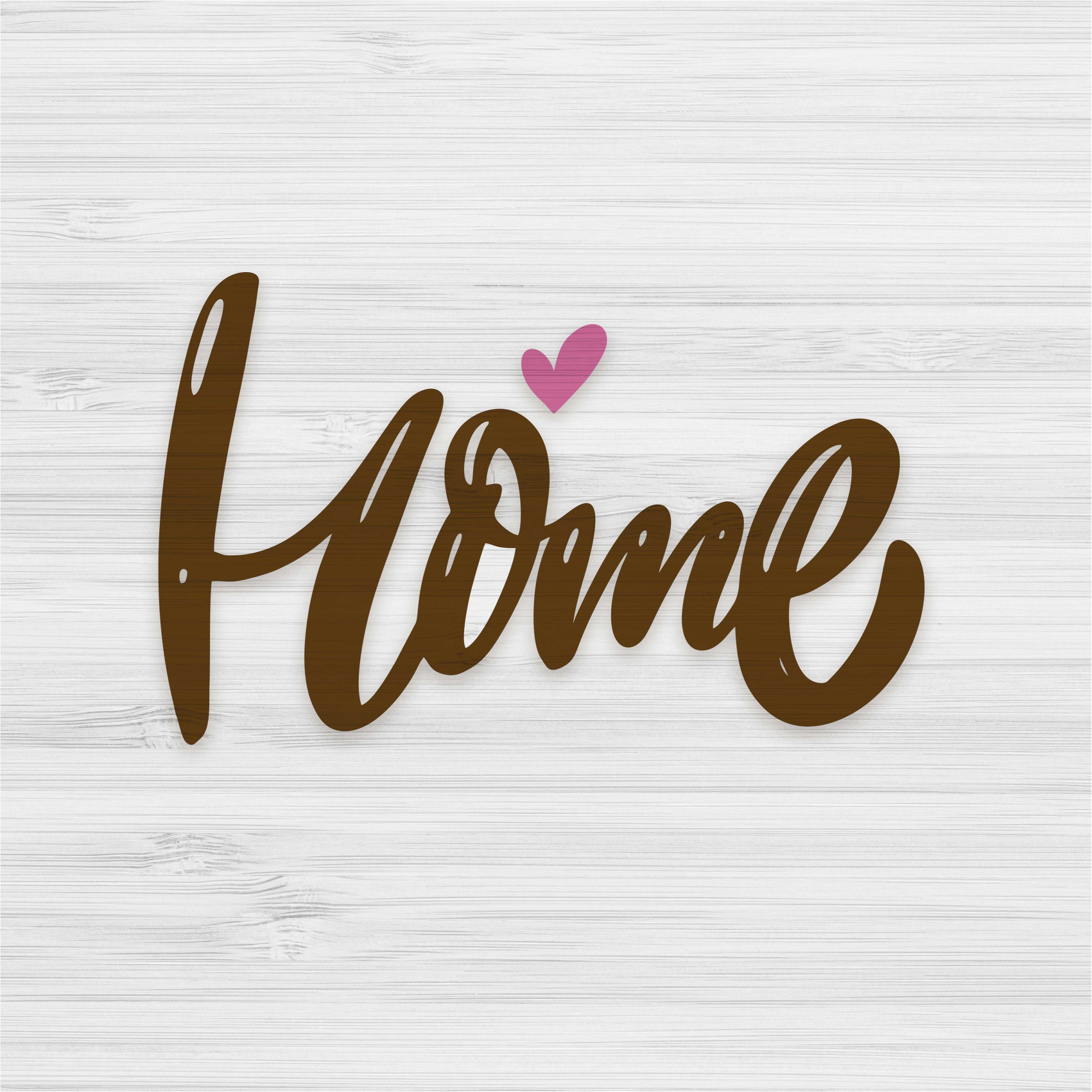 Custom vinyl carpet vintage white home on wood plank - TenStickers