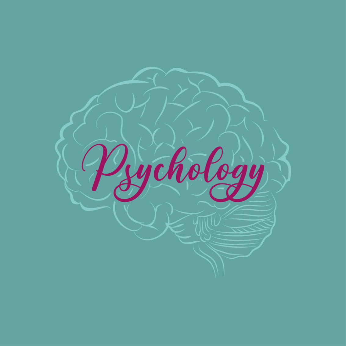Custom vinyl carpet psychology brain - TenStickers