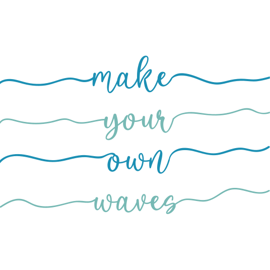 Custom vinyl carpet create your own waves - TenStickers