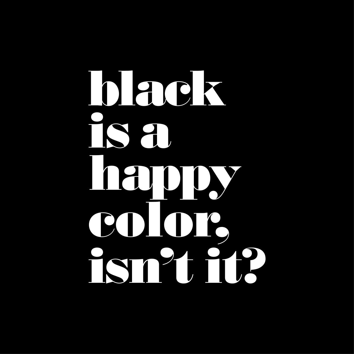 Custom vinyl carpet black is a joyful hue - TenStickers