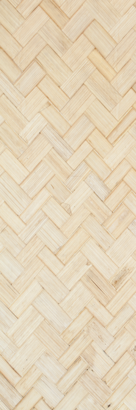 Texture vinyl carpet white herringbone parquet - TenStickers