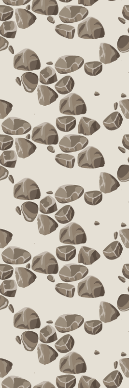 Texture vinyl carpet worn-out modern rustic stones - TenStickers