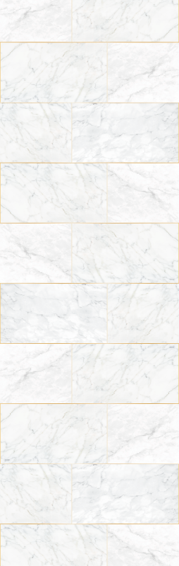 Texture vinyl carpet in gray tones and gold marble - TenStickers