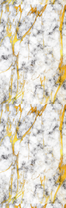 Texture vinyl carpet in elegant gray and gold marble - TenStickers