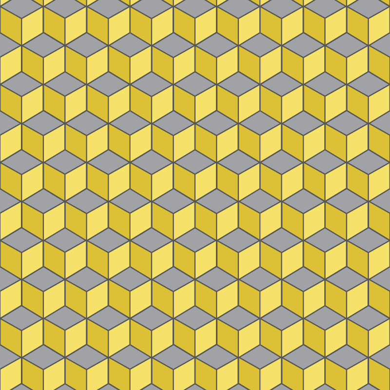 Geometric vinyl carpet in pantone squares - TenStickers