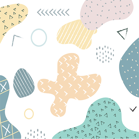 Geometric vinyl carpet with grunge geometric design - TenStickers