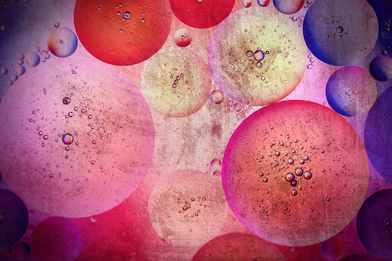 Geometric vinyl carpet modern circular shapes - TenStickers