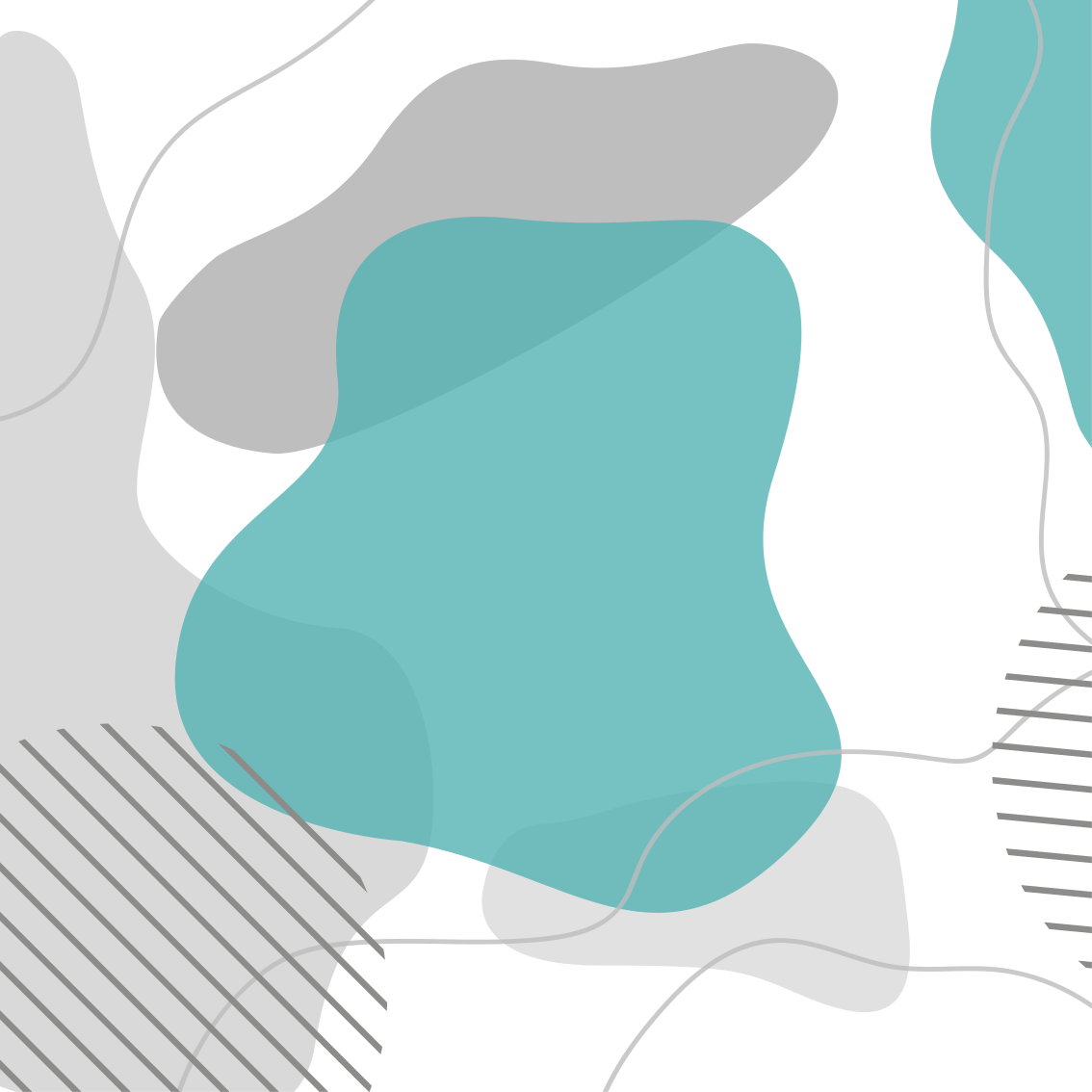 Geometric vinyl carpet in blue and green shapes - TenStickers