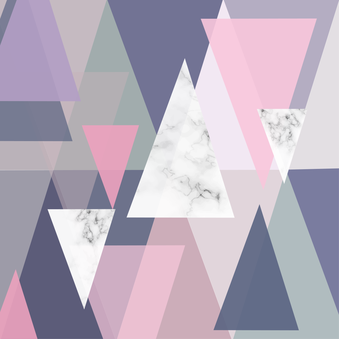 Geometric vinyl carpet 3d triangle wall art - TenStickers