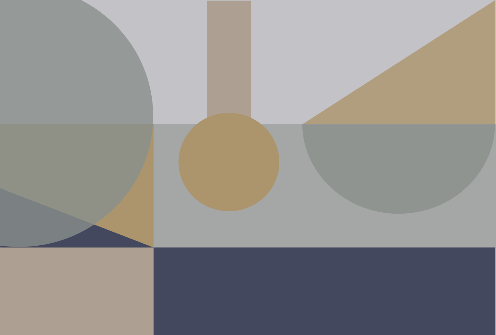 Geometric vinyl carpet in brown modern art - TenStickers
